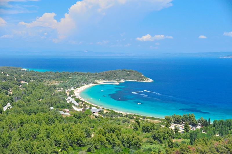Plaja Chrousso din Halkidiki