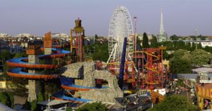 Parcul Prater si roata uriasa Viena
